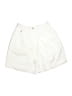 Petite Plume Solid Ivory Shorts Size 8 Petite - photo 1