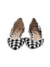 Sam Edelman 100% Leather Checkered-gingham Black Flats Size 8 - photo 2
