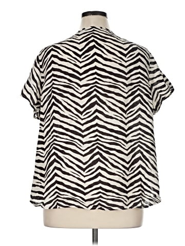 Tahari Short Sleeve Blouse (view 2)