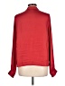 Lush 100% Polyester Red Long Sleeve Blouse Size L - photo 2