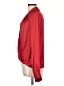 Lush 100% Polyester Red Long Sleeve Blouse Size L - photo 5