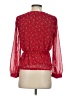 Madewell 100% Polyester Red 3/4 Sleeve Blouse Size XS - photo 2