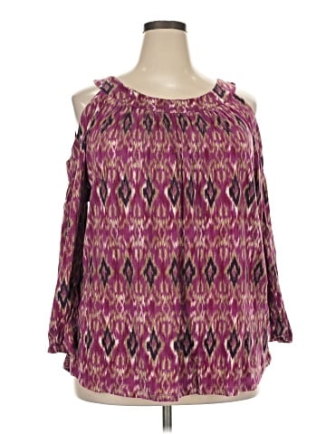 Lauren by Ralph Lauren 3/4 Sleeve Blouse (view 1)