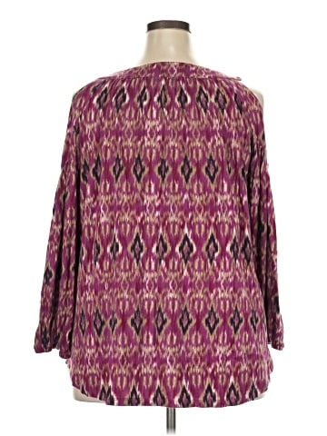 Lauren by Ralph Lauren 3/4 Sleeve Blouse (view 2)