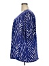 Susan Graver Blue Short Sleeve Blouse Size 3X - photo 5