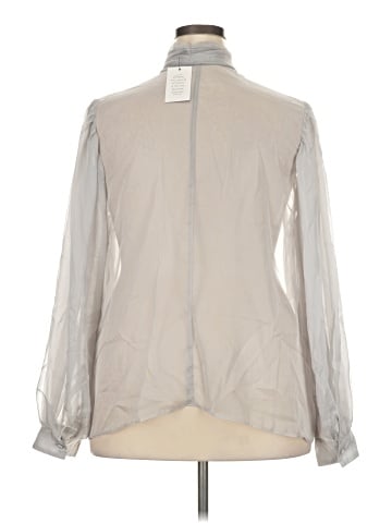 ELOQUII Long Sleeve Blouse (view 2)