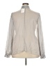 ELOQUII 100% Polyester Gray Long Sleeve Blouse Size 22 Plus - photo 2