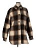 Old Navy Plaid Brown Coat Size M (tall) - photo 1