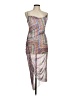 ALLSAINTS Graphic Silver Cocktail Dress Size 6 - photo 1
