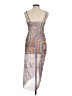 ALLSAINTS Graphic Silver Cocktail Dress Size 6 - photo 2