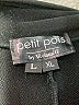 Petit Pois 100% Nylon Black Poncho Size Lg Petite - photo 7