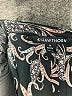 41Hawthorn 100% Polyester Black 3/4 Sleeve Blouse Size Med Petite - photo 7