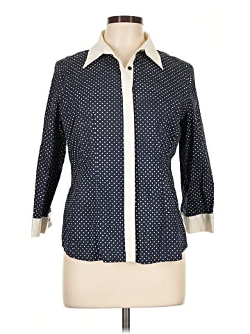 Appraisal 3/4 Sleeve Button-Down Shirt (view 1)