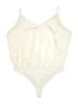 Express 100% Polyester Ivory Bodysuit Size XL - photo 2