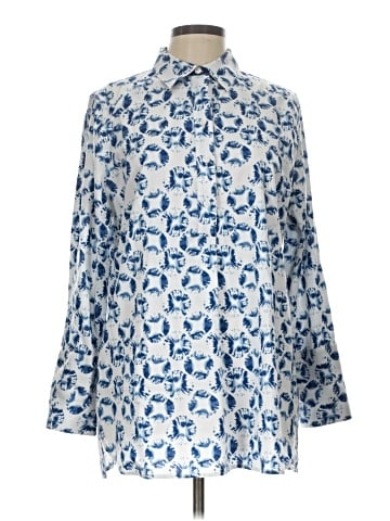 Chico's Long Sleeve Button-Down Shirt (view 1)