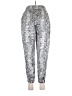 Bishop + Young Print Silver Casual Pants Size M - photo 2