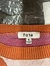 Fate 100% Cotton Print Purple Pullover Sweater Size S - photo 7