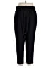 Simply Vera Vera Wang Solid Black Active Pants Size L - photo 2