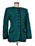 Carlisle Tweed Teal Wool Blazer Size 8 - photo 1