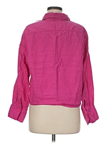 Zara 3/4 Sleeve Button-Down Shirt (view 2)