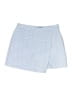 French Connection 100% Polyester Tweed Blue Skort Size 6 - photo 1