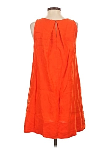 Madewell Mini Shift Dress in Linen (view 2)