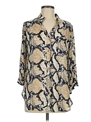 Pookie & Sebastian 3/4 Sleeve Blouse (view 1)