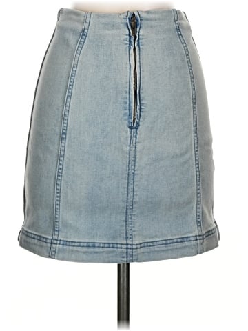 Free People Denim Skirt (view 2)