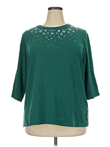 Isaac Mizrahi LIVE! 3/4 Sleeve Top (view 1)