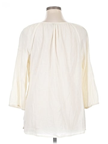 G.H. Bass & Co. 3/4 Sleeve Blouse (view 2)