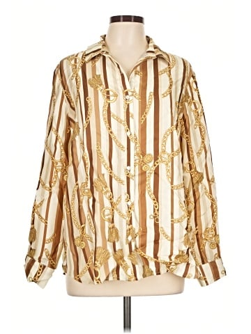 J. McLaughlin Long Sleeve Silk Top (view 1)