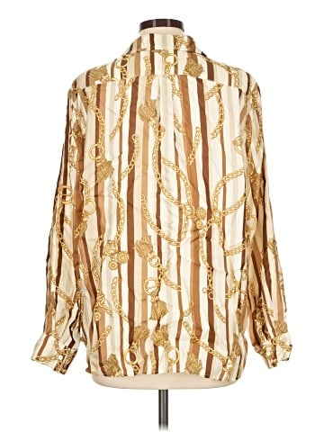 J. McLaughlin Long Sleeve Silk Top (view 2)