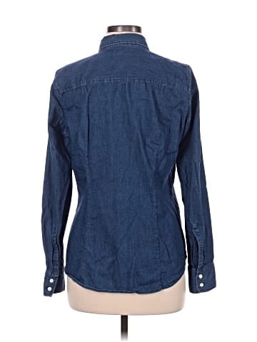 J.Crew Factory Store Long Sleeve Button-Down Shirt (view 2)