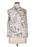 Ann Taylor 100% Polyester Paisley Silver Sleeveless Blouse Size XL (petite) - photo 1