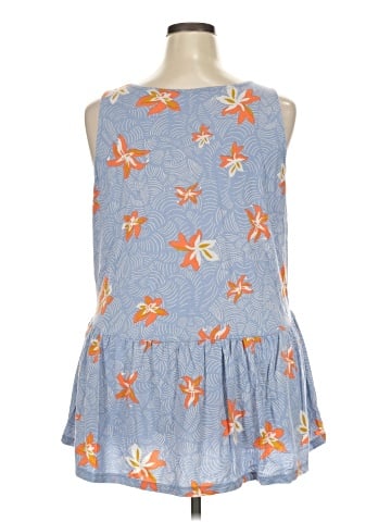 LOGO by Lori Goldstein Sleeveless Blouse (view 2)