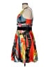 Milly Print Blue Orange Cocktail Dress Size 10 - photo 5