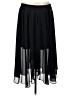 Want and Need 100% Polyester Solid Black Formal Skirt Size L - photo 1