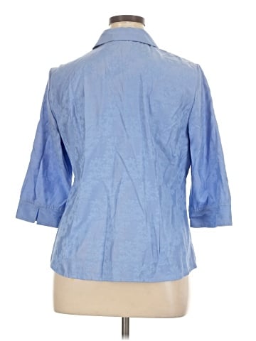 Kim Rogers 3/4 Sleeve Button-Down Shirt (view 2)