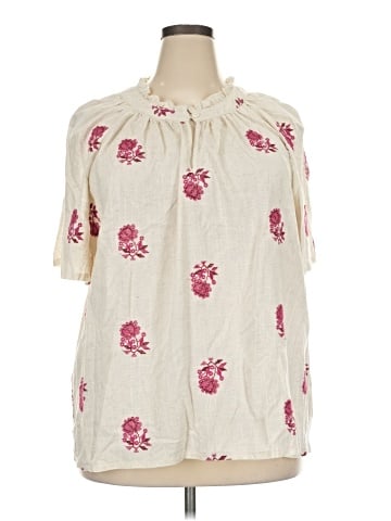 Solitaire Short Sleeve Blouse (view 1)