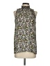 Soprano 100% Polyester Gray Sleeveless Blouse Size S - photo 1