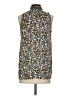 Soprano 100% Polyester Gray Sleeveless Blouse Size S - photo 2
