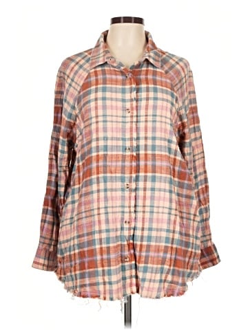 Lucky Brand 3/4 Sleeve Button-Down Shirt (view 1)