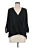 Lush Black 3/4 Sleeve Blouse Size M - photo 1