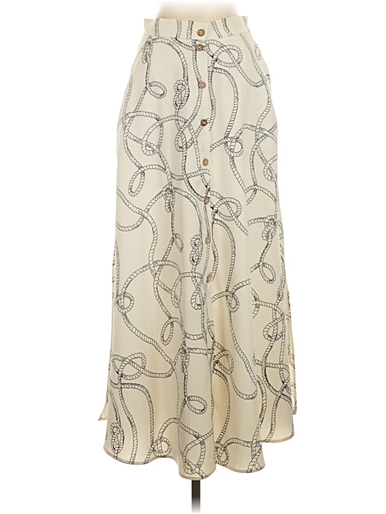 Pre-owned M&s Collection Casual Skirt In Ivory