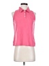 Talbots Pink Sleeveless Button-Down Shirt Size S - photo 1