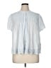 J.Crew 100% Cotton Blue Short Sleeve Blouse Size XL - photo 1