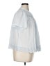 J.Crew 100% Cotton Blue Short Sleeve Blouse Size XL - photo 4