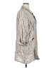 Flax 100% Linen Gray Jacket Size 14 (L) - photo 4