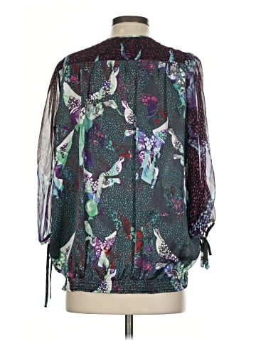 Custo Barcelona 3/4 Sleeve Silk Top (view 2)