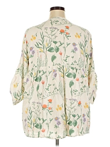 Laura Ashley 3/4 Sleeve Blouse (view 2)